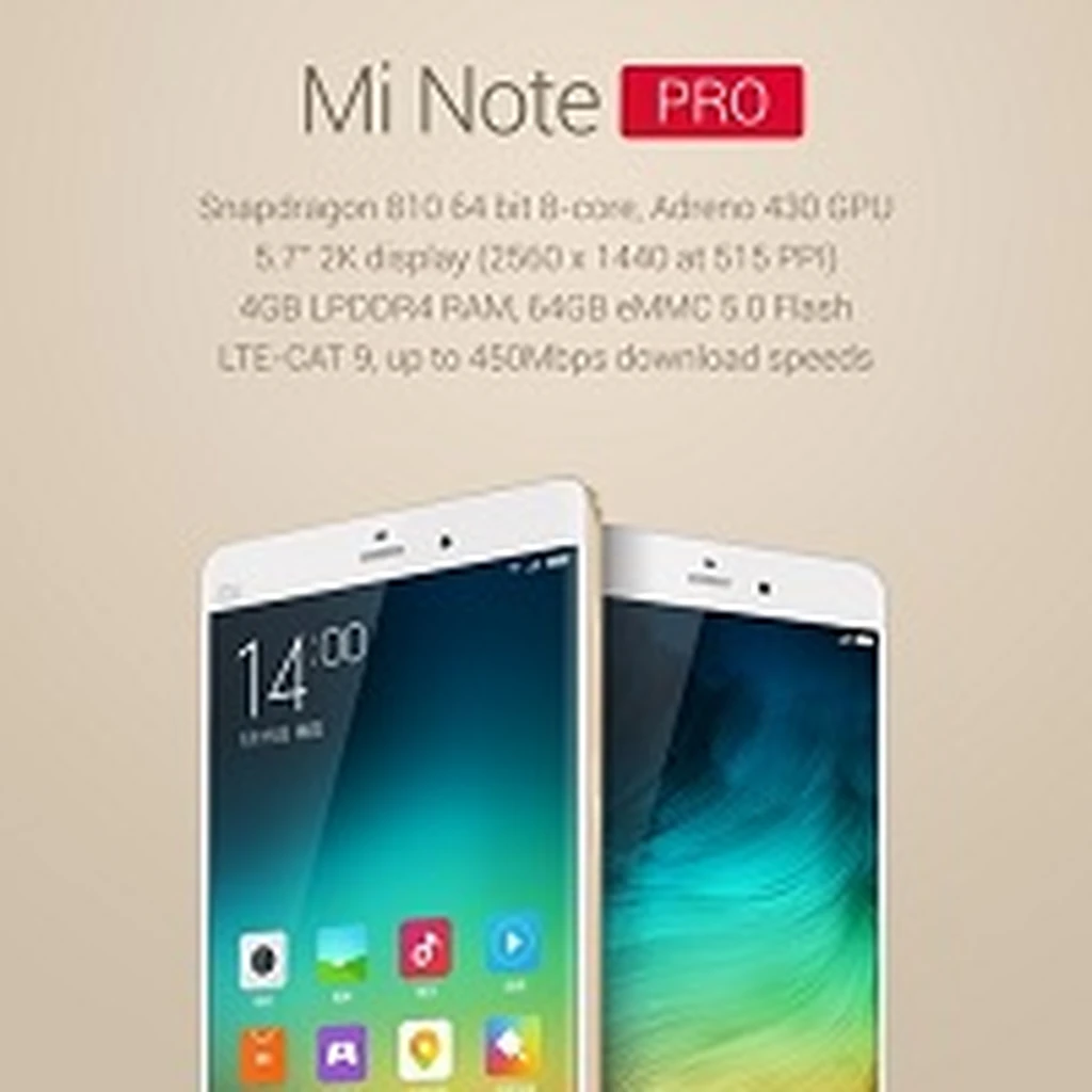 شیائومی فبلت جدید خود یعنی Mi Note Pro‌ را در چین عرضه کرد