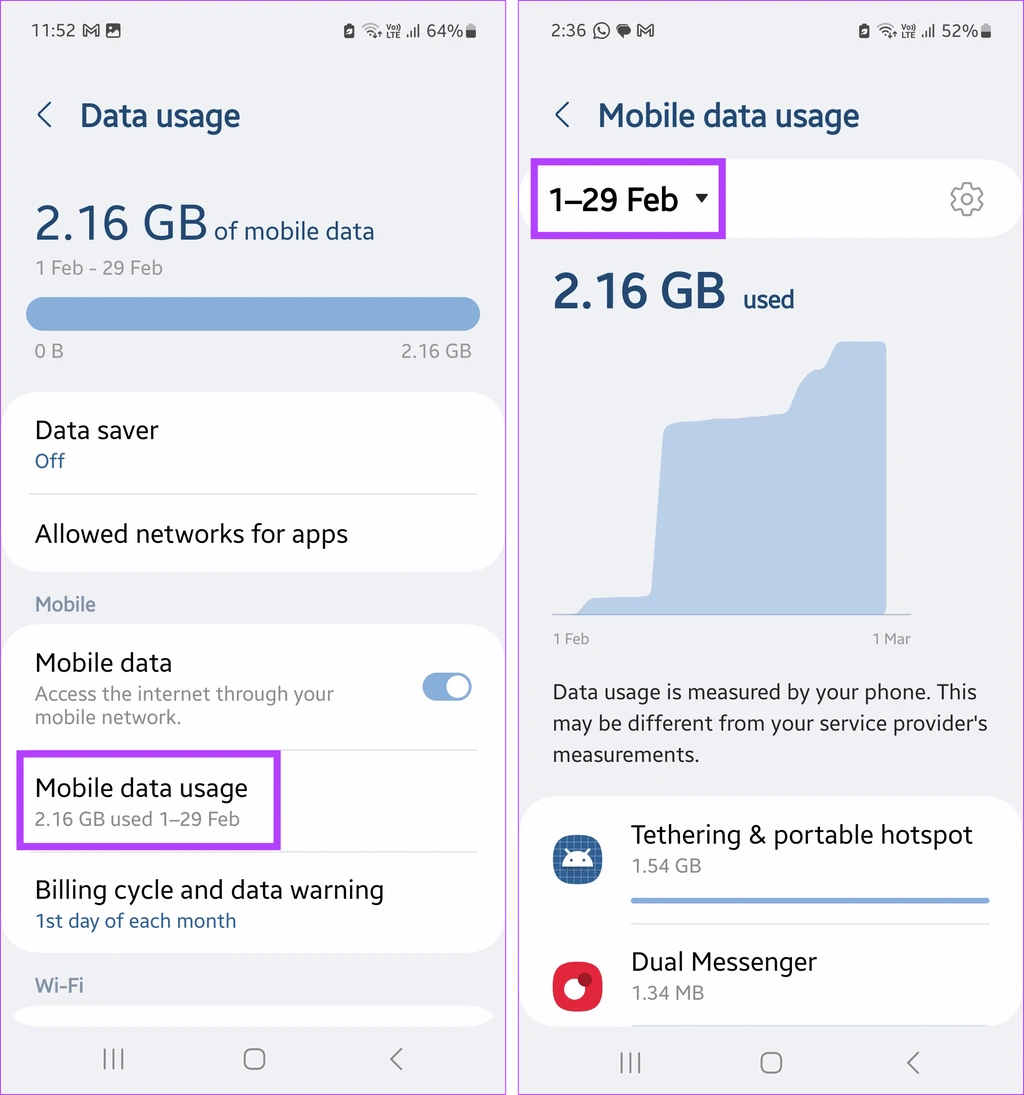 Check-data-usage-Samsung