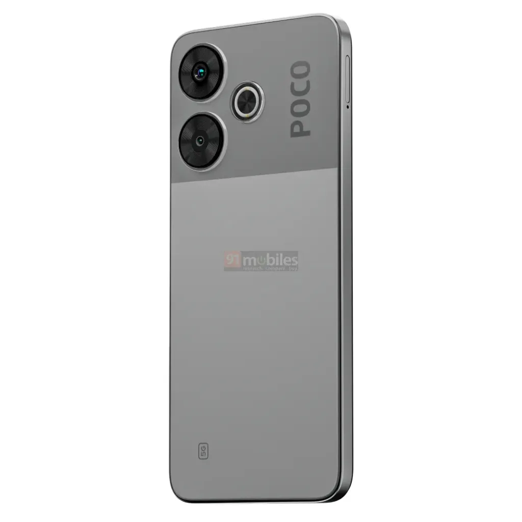 رندر فاششده گوشی POCO M6 Plus 5G