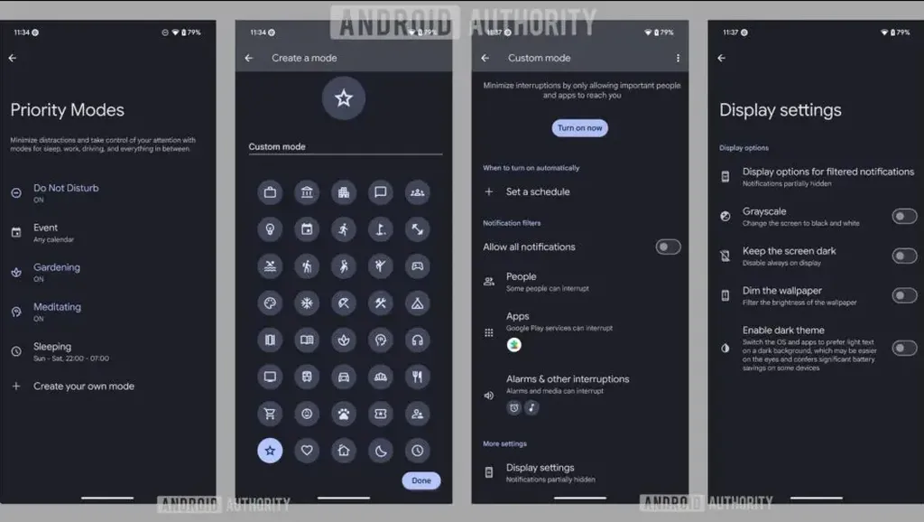 priority modes