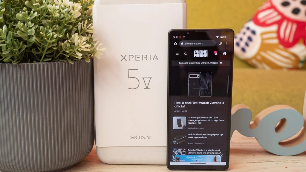 اندروید ۱۴ و گوشی سونیXperia 5 V