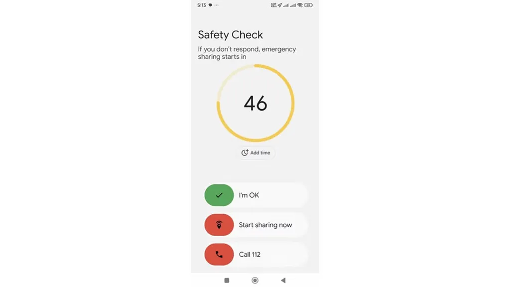 android Emergency Features