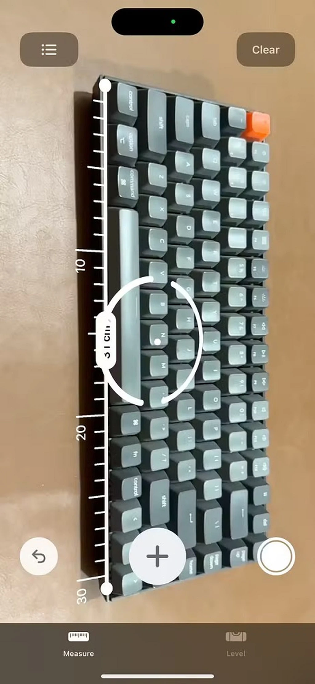 برنامه measure آیفون
