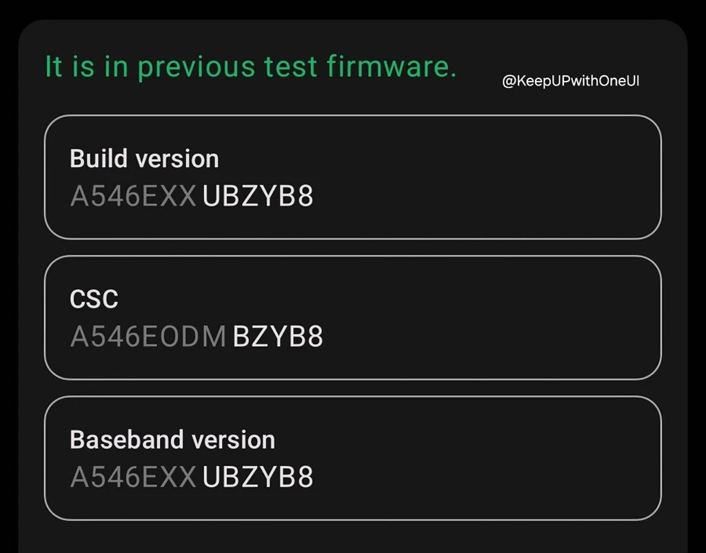 بتای One UI 7 گلکسی A54