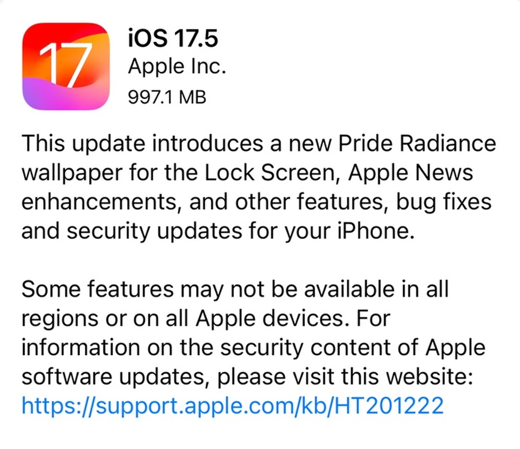 iOS 17.5 با تغییراتی مهم منتشر شد