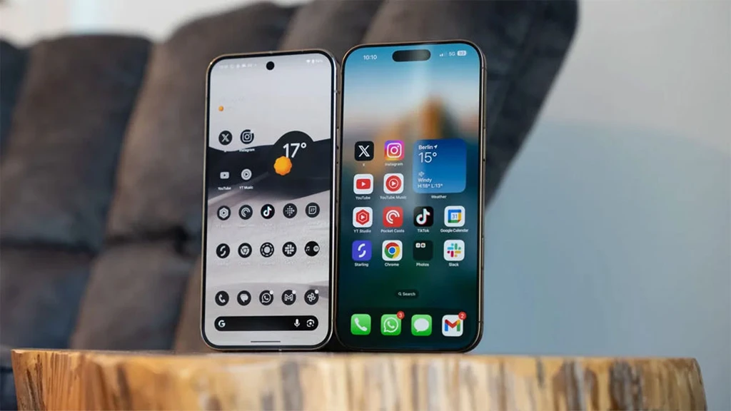 iphone and pixel