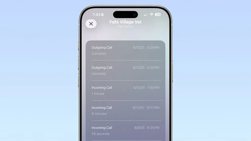 phone app ios 26
