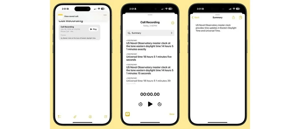 قابلیت ضبط تماس iOS 18