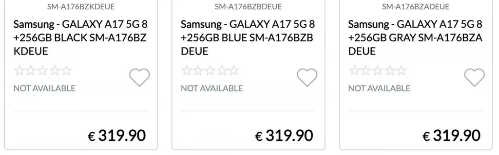 قیمت گلکسی A17 5G