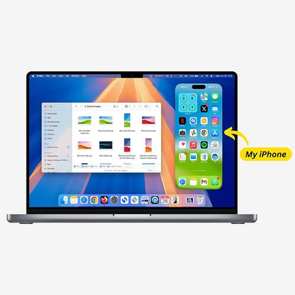 راهنمای استفاده از قابلیت iPhone Mirroring روی مک