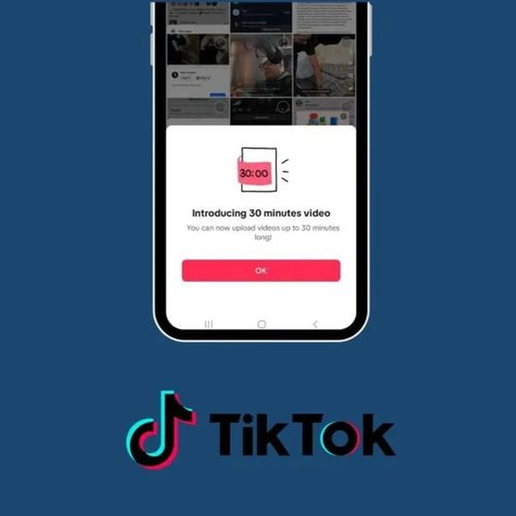 آپلود ویدیوهای ۶۰ دقیقه‌ای در تیک‌تاک؟