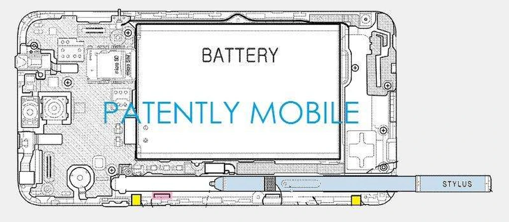 پتنت جدید سامسونگ از قلمی با قابلیت خروج خودکار از بدنه خبر می دهد