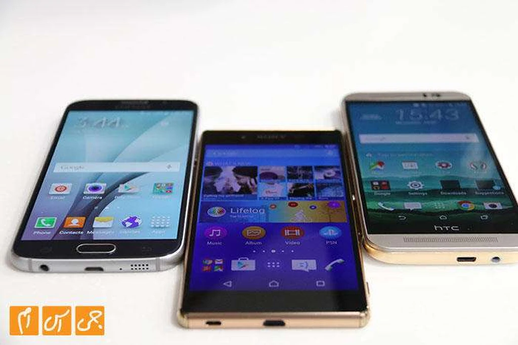 بررسی تخصصی جی‌اس‌ام: مقایسه Galaxy S6 و One M9 و +Xperia Z3