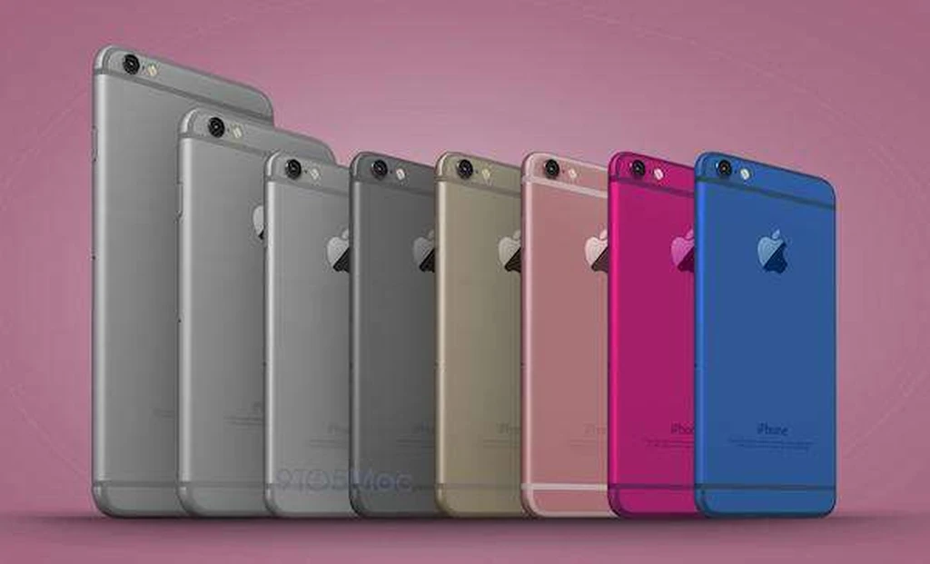 نمونه احتمالی iPhone 6c با ۶ رنگ متفاوت