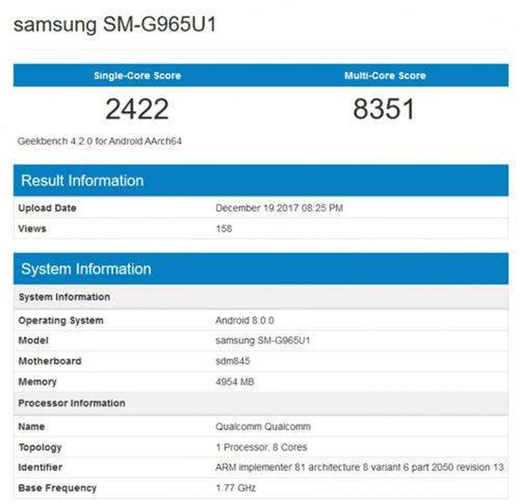 بنچمارک نوکیا 9 با شش گیگابایت رم در Geekbench فاش شد