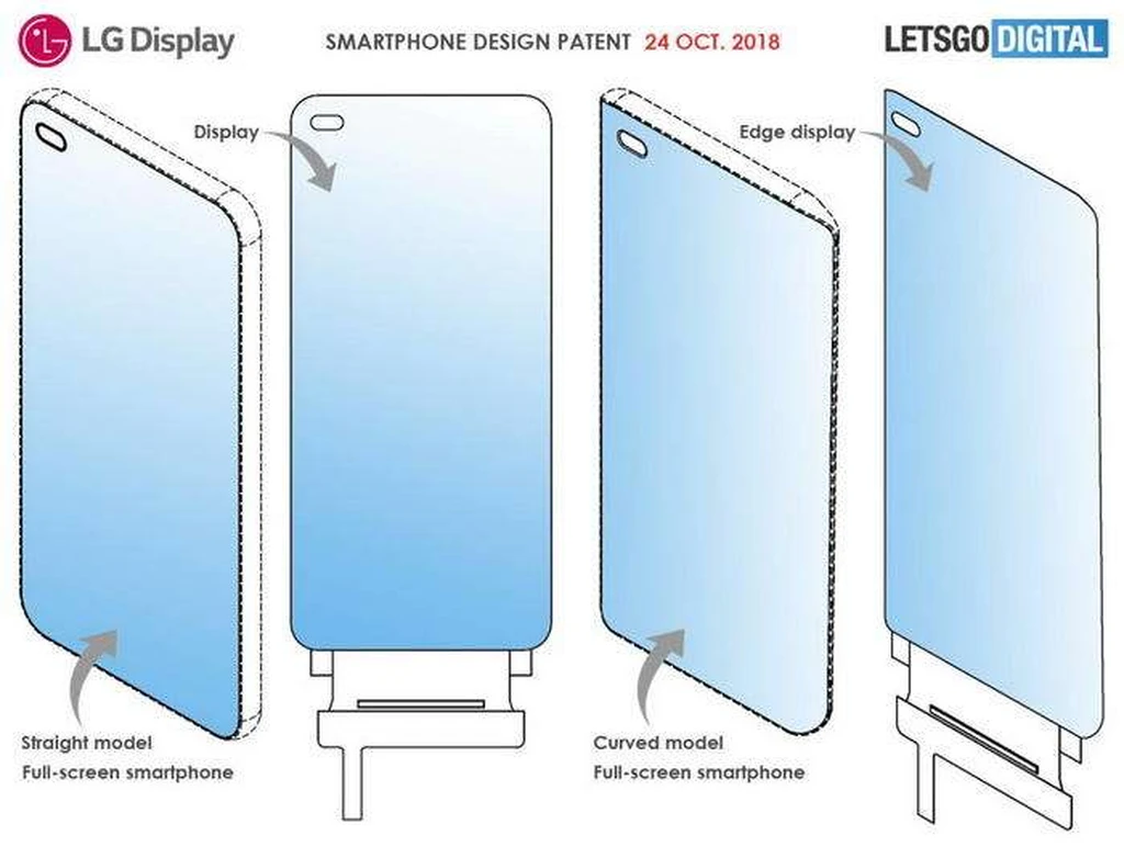 ال جی به دنبال توسعه گوشی‌هایی با بریدگی دوربین بیضی شکل