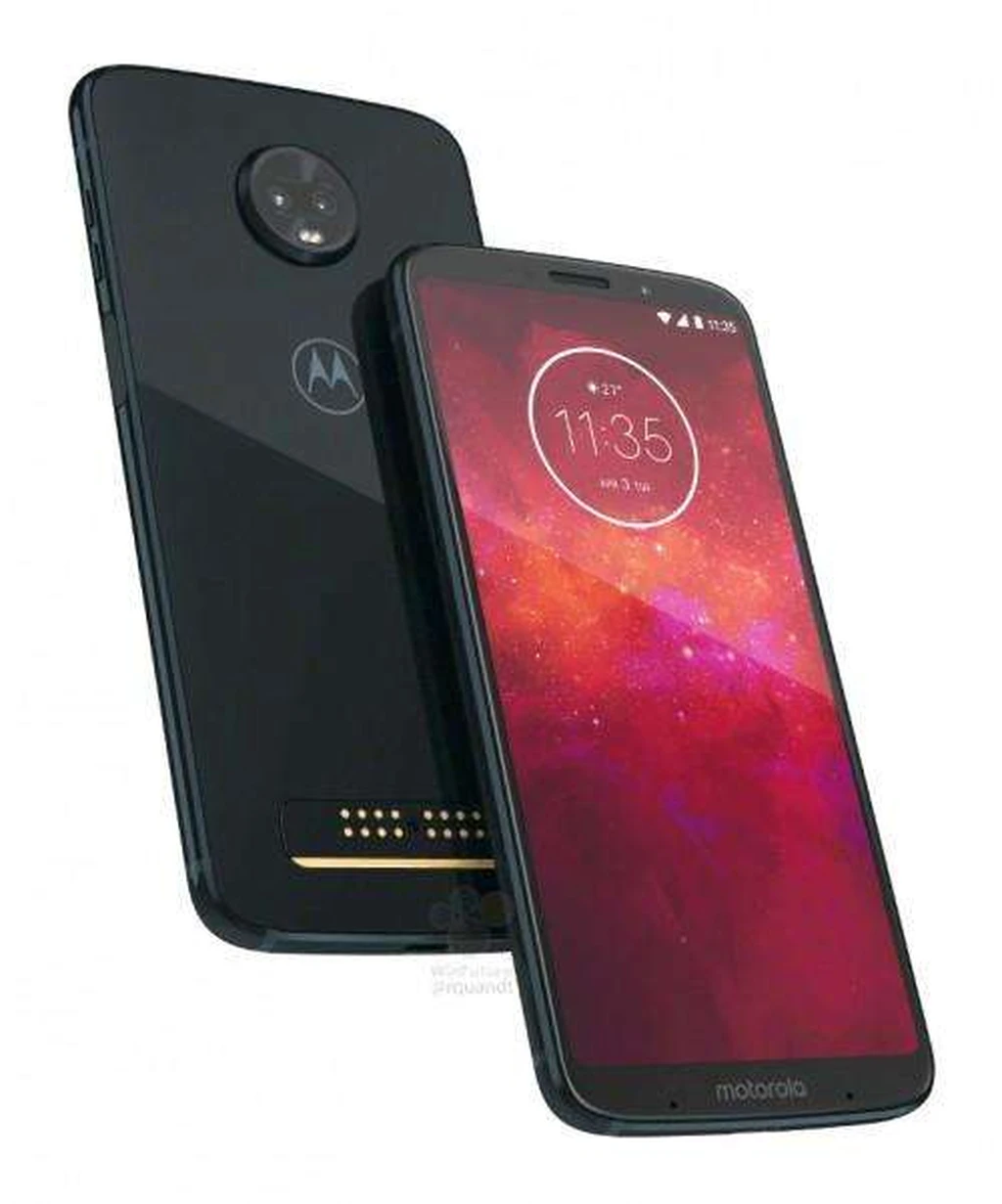 تصاویر رندر شده از Moto Z3 Play با دوربین دوگانه وحسگر اثر انگشت روی دکمه پاور