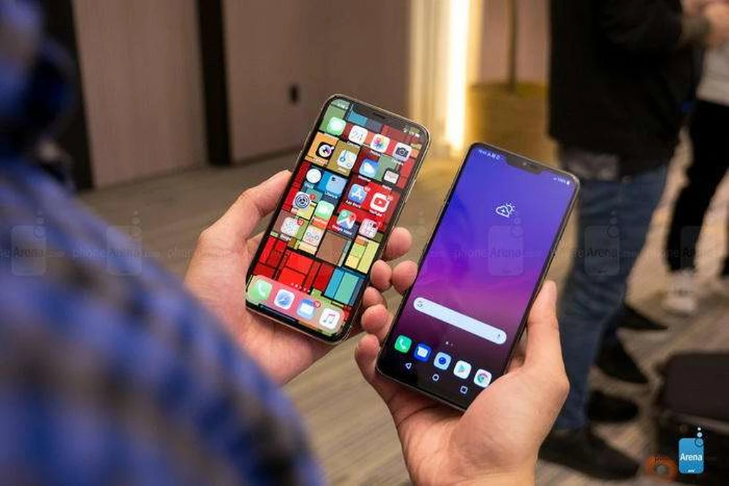 مقایسه سخت‌افزاری LG G7 ThinQ و iPhone X