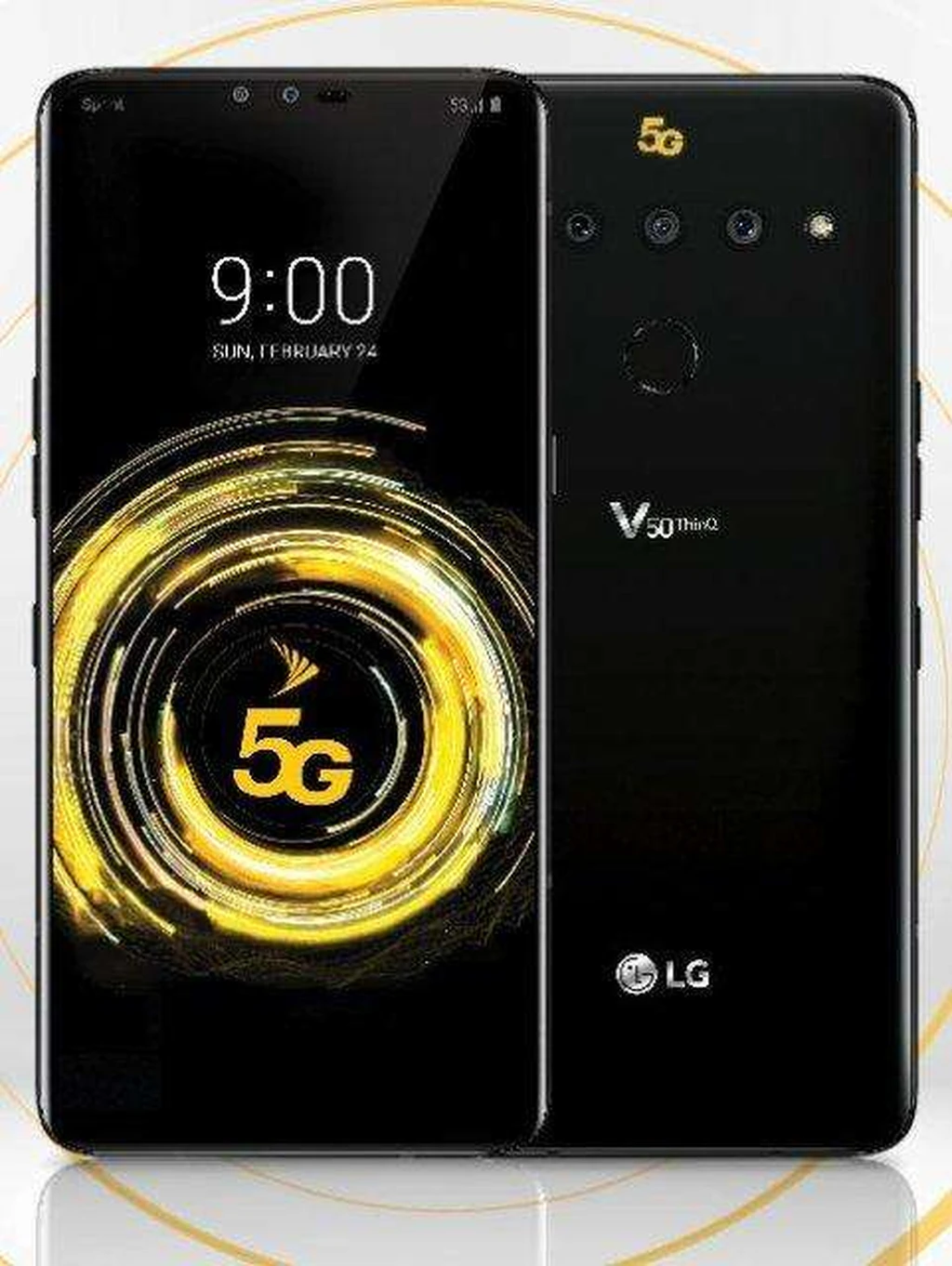 رندر زمان عرضه LG V50 ThinQ لو رفت