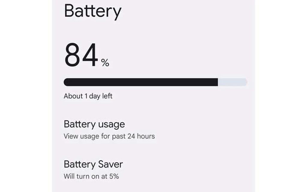 Battery Usage