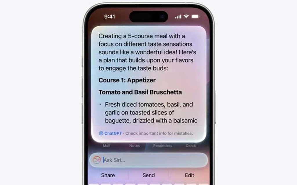 ChatGPT in iOS18