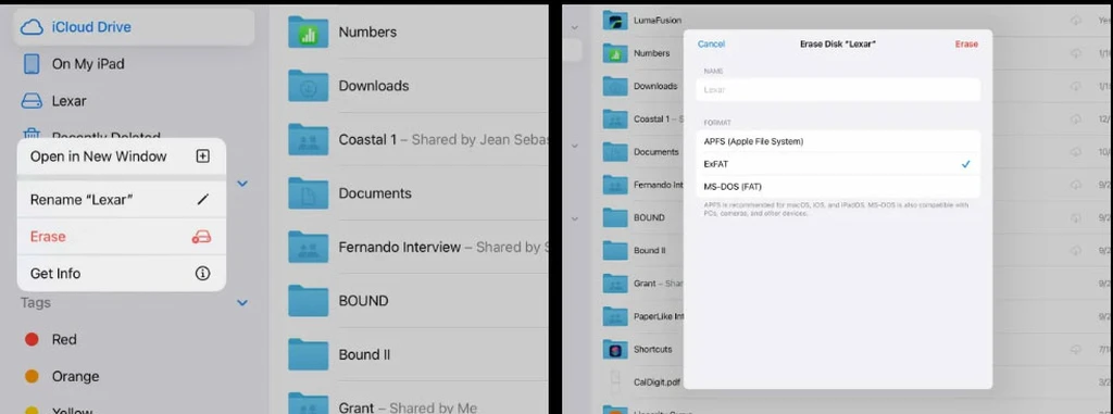 iPadOS features