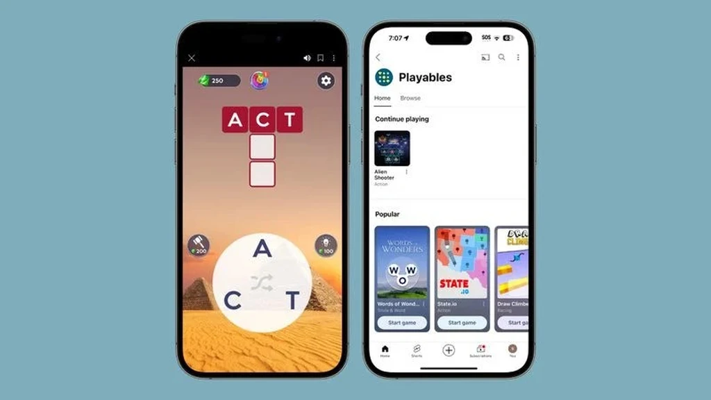 قابلیت «Playables» یوتیوب برای بازی‌های موبایلی در iOS