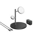 شارژر بی‌سیم ۱۵ وات ۳ در ۱ انکر مدل MagGo Wireless Charging Station 3-in-1 Qi2 B25M4-0
