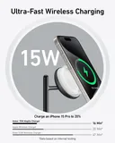 شارژر بی‌سیم ۱۵ وات ۳ در ۱ انکر مدل MagGo Wireless Charging Station 3-in-1 Qi2 B25M4-4