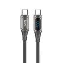 کابل شارژ کنفی ‌USB-C به ‌USB-C بودی مدل Budi DC229TT15B-1