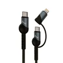 کابل شارژ کنفی USB-C به USB-C / لایتنینگ بودی مدل DC231TTL10B-1