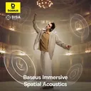 هدفون بلوتوثی باسئوس مدل Bowie H1s-2