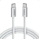 کابل شارژ کنفی USB-C به USB-C انکر مدل Zolo Cable Fast Charging A8060-1