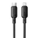 کابل شارژ USB-C به لایتنینگ باسئوس مدل Silky Series-2