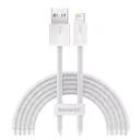 کابل شارژ 1 متری کنفی USB-A به لایتنینگ بیسوس مدل CALD000402