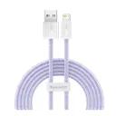 کابل شارژ 2 متری کنفی USB-A به لایتنینگ بیسوس مدل CALD000502