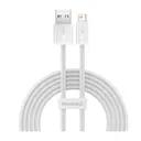کابل شارژ 2 متری کنفی USB-A به لایتنینگ بیسوس مدل CALD000502-1