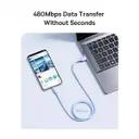 کابل شارژ 1 متری USB-C به USB-C بیسوس مدل CB000113-1
