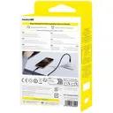 کابل شارژ 1 متری کنفی USB-C به USB-C بیسوس مدل CB000148-2