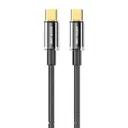 کابل شارژ 1 متری کنفی USB-C به USB-C گرین لاین مدل GNTPTGH60CTC