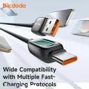 کابل شارژ 1.2 متری کنفی USB-A به USB-C مک دودو مدل CA-038-2