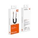 کابل صدا فنری 1.8 متری کنفی USB-C به جک 3.5 میلی‌متری مک دودو مدل CA-0900-1
