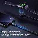 کابل شارژ 1.2 متری کنفی USB-C به USB-C و شارژر اپل واچ مک دودو مدل CA-220-2
