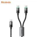 کابل شارژ چندسر 1.5 متری کنفی USB-C به چند USB-C مک دودو مدل CA-6740