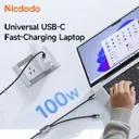کابل شارژ چندسر 1.5 متری کنفی USB-C به چند USB-C مک دودو مدل CA-6740-1