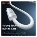 کابل شارژ 1.8 متری کنفی USB-C به USB-C مک دودو مدل CA-708-2