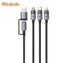 کابل شارژ چندسر 1.2 متری کنفی USB-A و USB-C به USB-C، لایتنینگ و Micro-USB مک دودو مدل CA-726-1