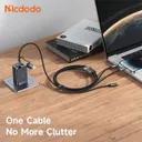کابل شارژ چندسر 1.2 متری کنفی USB-A و USB-C به USB-C، لایتنینگ و Micro-USB مک دودو مدل CA-726-2