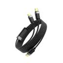 کابل شارژ چندسر 1.5 متری کنفی USB-C به دو USB-C مک دودو مدل CA-738-1