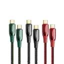 کابل شارژ 1.2 متری کنفی USB-C به USB-C مک دودو مدل CA-812-1
